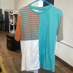 Empyre Vibrant Orange and Green Short Sleeve Tee